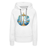 Thumbnail for Women’s Mythical Libra Premium Hoodie - white