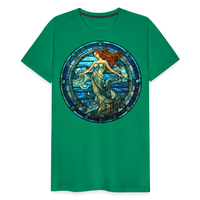 Thumbnail for Men's Mosaic Aquarius Premium T-Shirt - kelly green