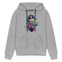 Thumbnail for Women’s Mythical Aquarius Premium Hoodie - heather grey