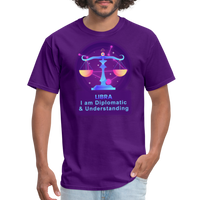 Thumbnail for Men's Neon Libra Classic T-Shirt - purple