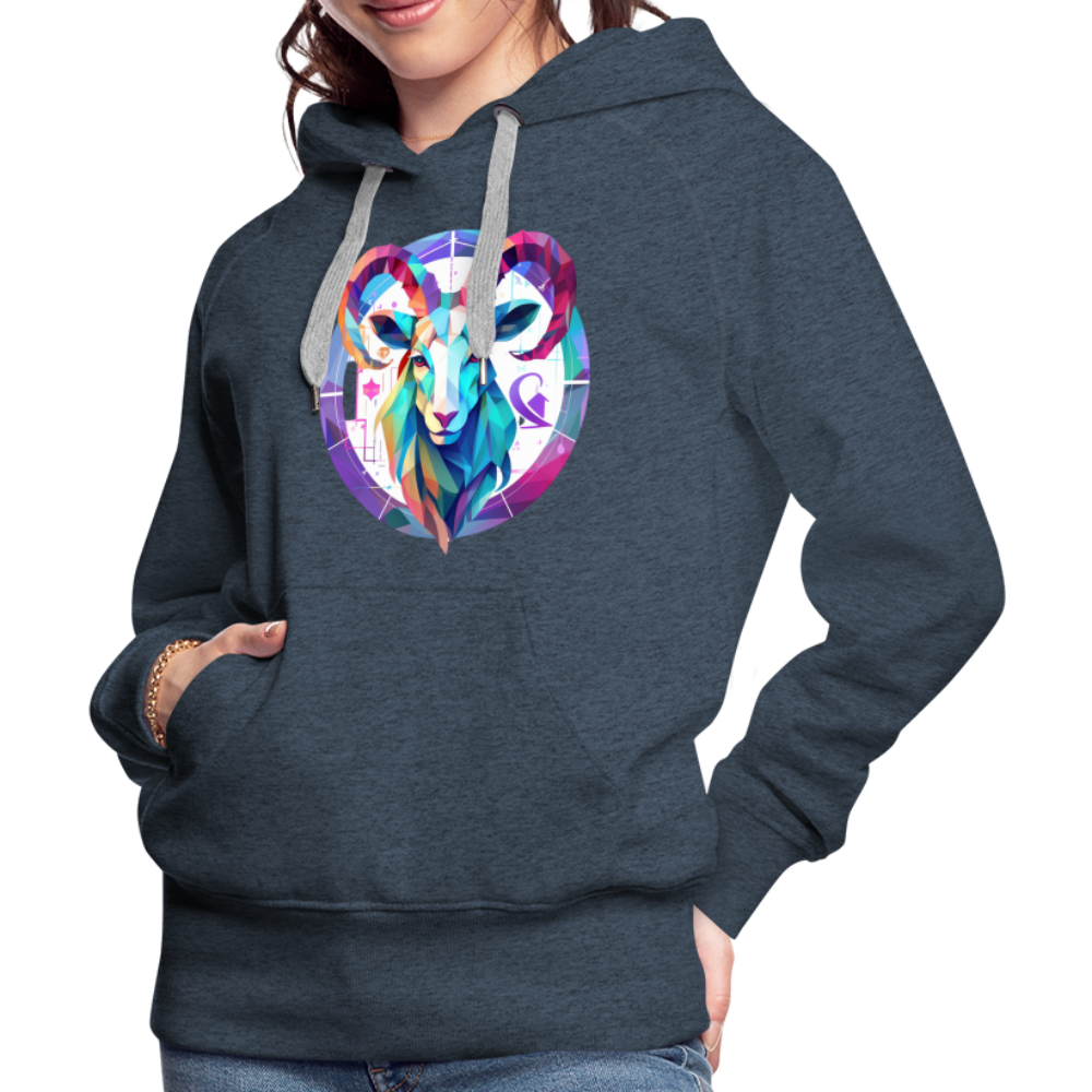 Women’s Mythical Aries Premium Hoodie - heather denim