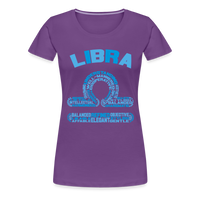 Thumbnail for Women's Power Words Libra Premium T-Shirt - purple