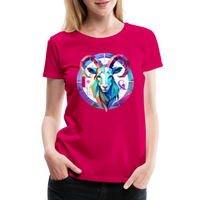 Thumbnail for Women’s Mythical Aries Premium T-Shirt - dark pink