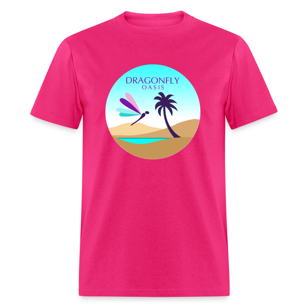 Men's Dragonfly 2nd Logo Classic T-Shirt - fuchsia