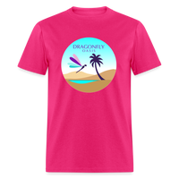 Thumbnail for Men's Dragonfly 2nd Logo Classic T-Shirt - fuchsia