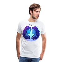 Thumbnail for Men's Magic Gemini Premium T-Shirt - white