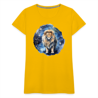 Thumbnail for Women's Mythical Words Leo Premium T-Shirt - sun yellow