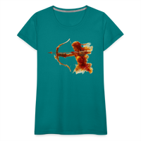 Thumbnail for Women’s Mythical Sagittarius Premium T-Shirt - teal