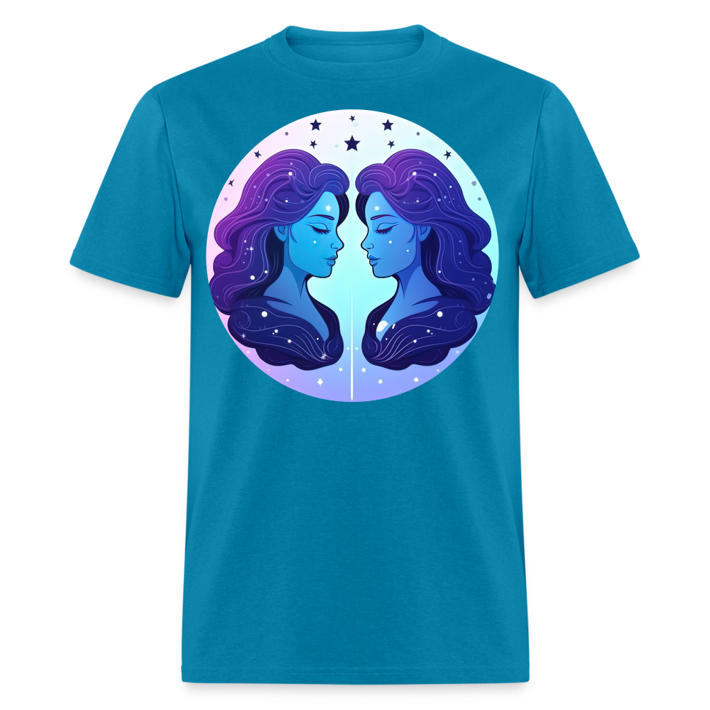 Men's Magic Gemini Classic T-Shirt - turquoise