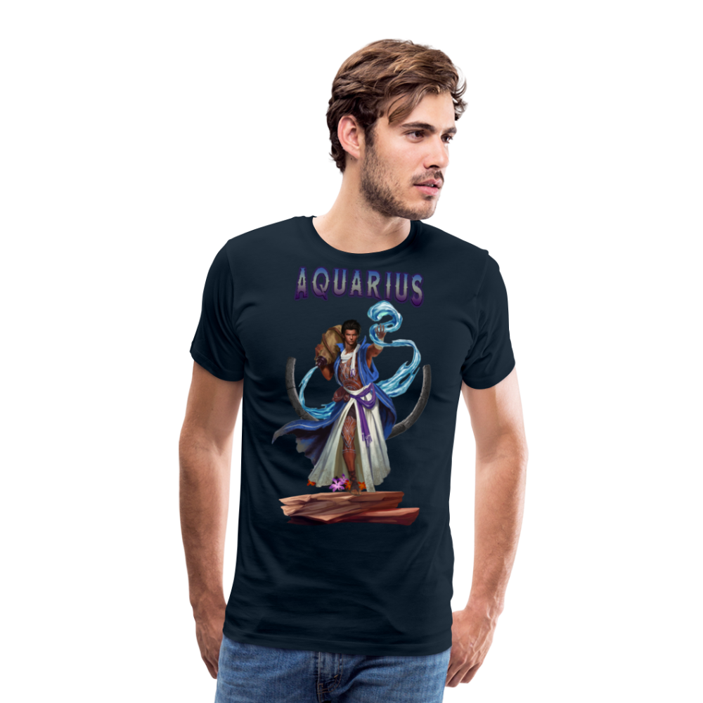 Men's Astral Aquarius Premium T-Shirt - deep navy