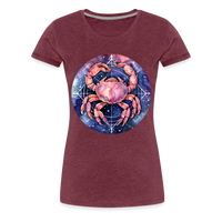 Thumbnail for Women’s Mythical Cancer Premium T-Shirt - heather burgundy