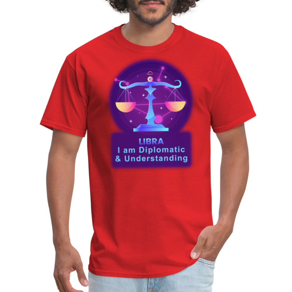 Men's Neon Libra Classic T-Shirt - red