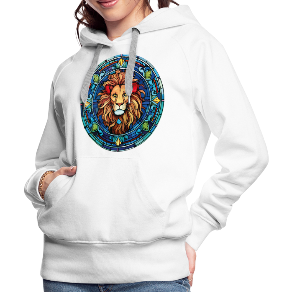 Women’s Mosaic Leo Premium Hoodie - white