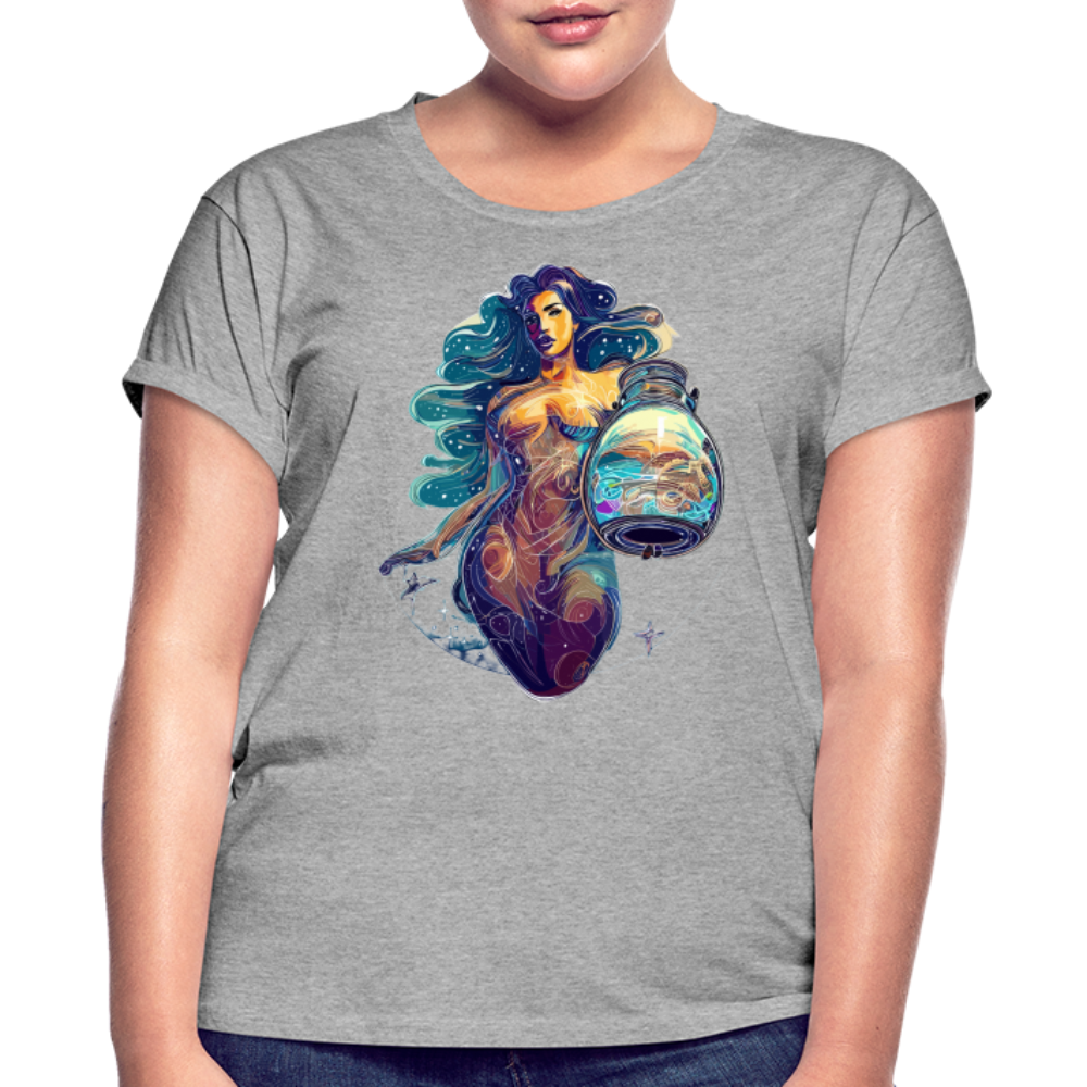 Women's Mythical Aquarius Relaxed Fit T-Shirt - heather gray