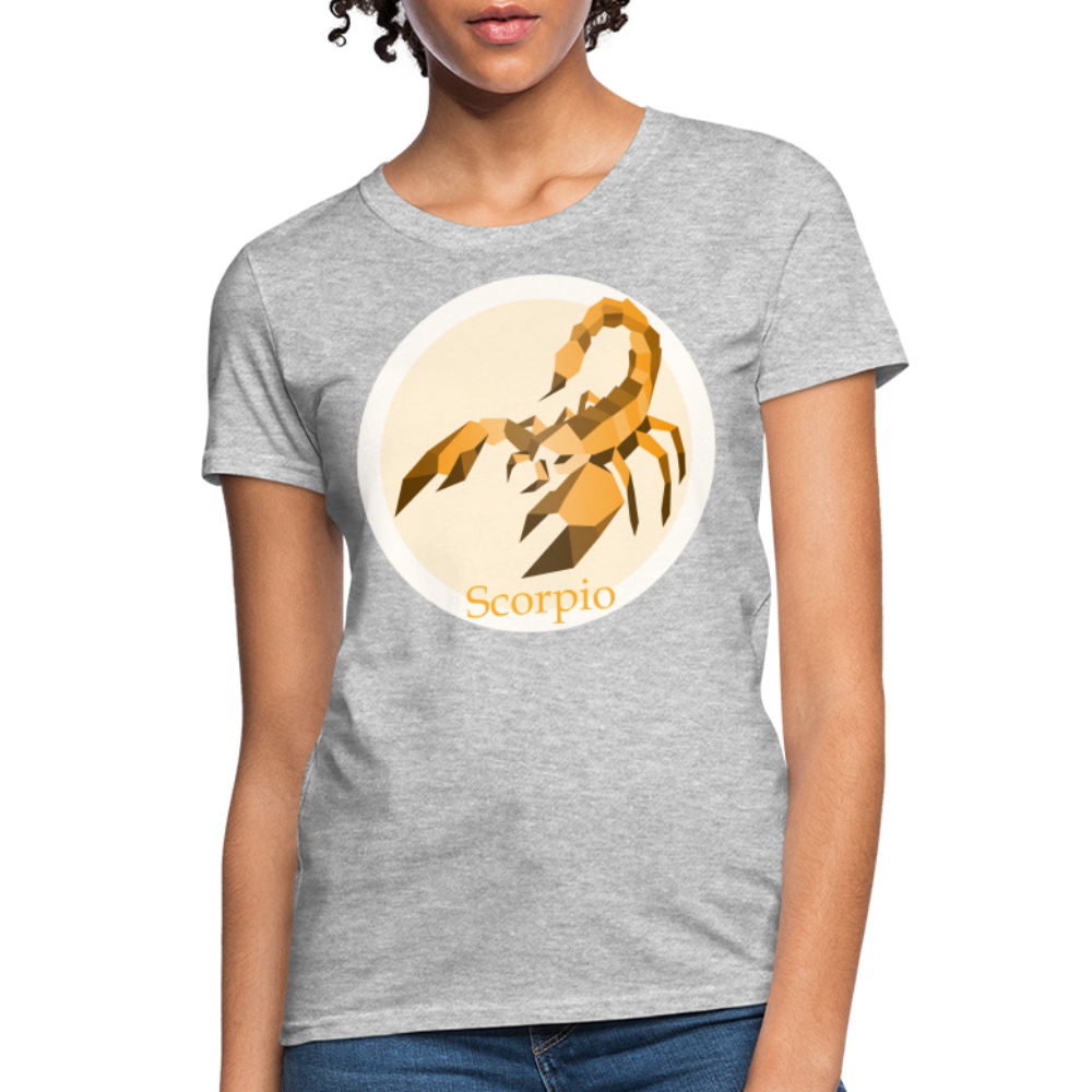 Women's Mosaic Scorpio T-Shirt - heather gray