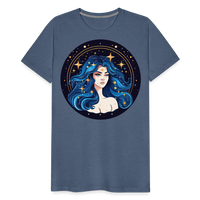 Thumbnail for Men's Magic Virgo Premium T-Shirt - heather blue