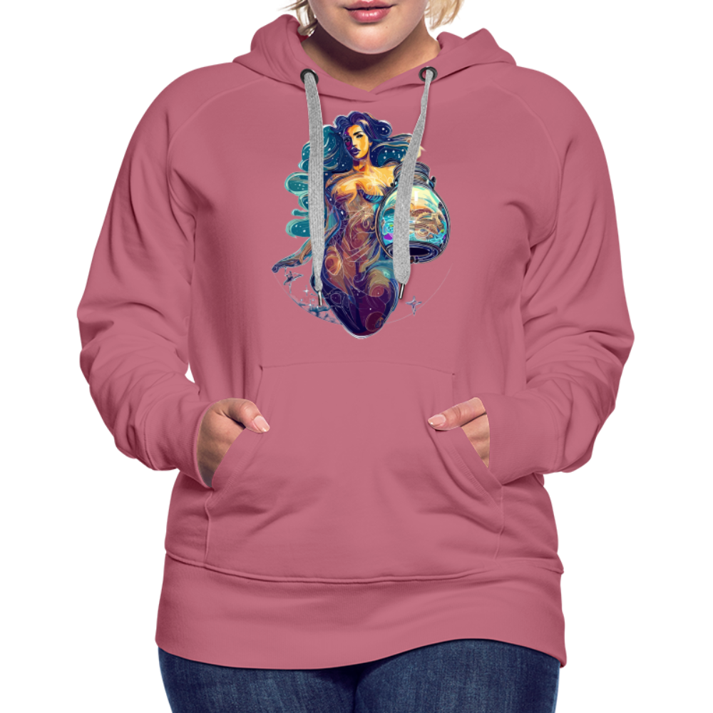 Women’s Mythical Aquarius Premium Hoodie - mauve