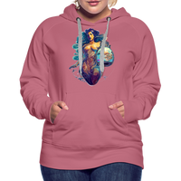 Thumbnail for Women’s Mythical Aquarius Premium Hoodie - mauve