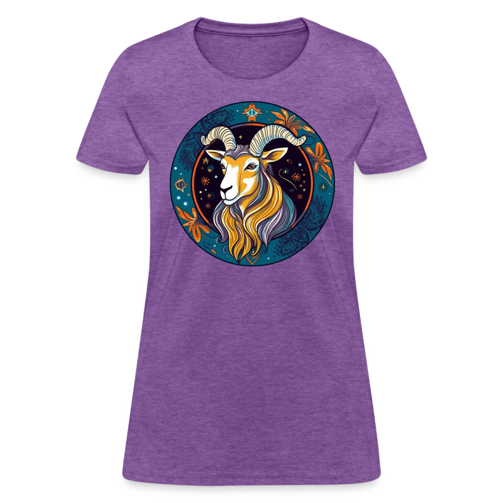 Women's Mythical Capricorn T-Shirt - purple heather