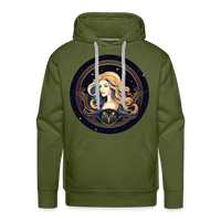 Thumbnail for Men’s Mystic Virgo Premium Hoodie - olive green