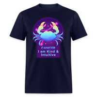 Thumbnail for Men's Neon Cancer Classic T-Shirt - navy