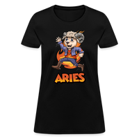 Thumbnail for Women's Playful Aries T-Shirt - black