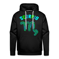 Thumbnail for Men's Power Words Scorpio Premium Hoodie - black