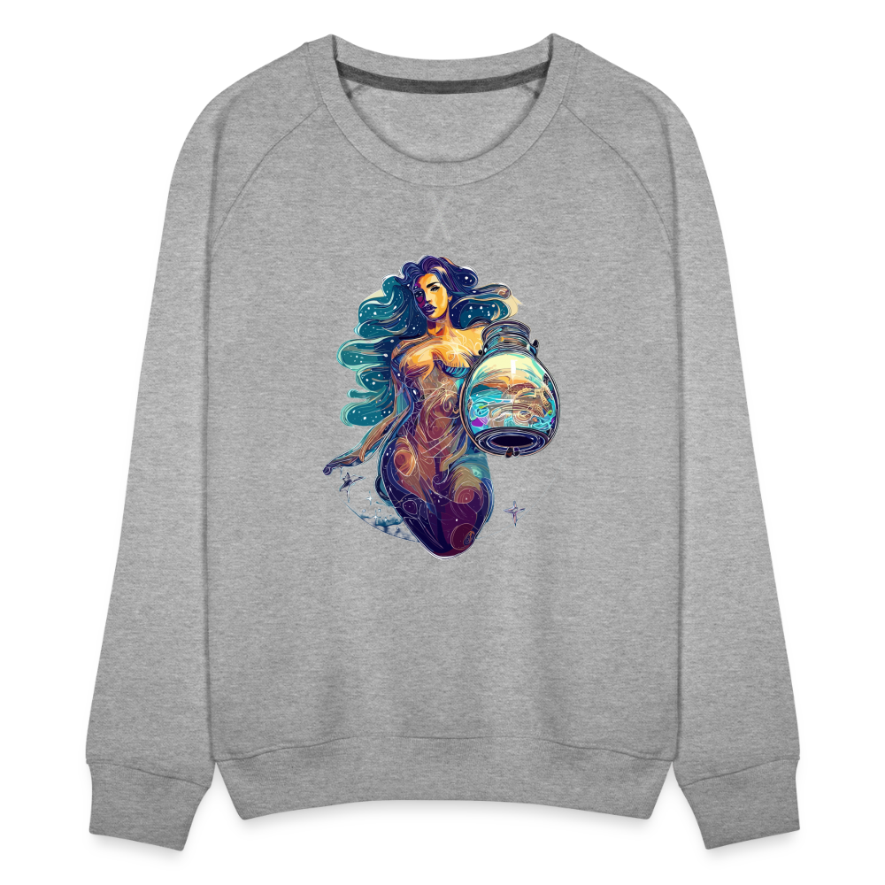 Women’s Mythical Aquarius Premium Sweatshirt - heather grey