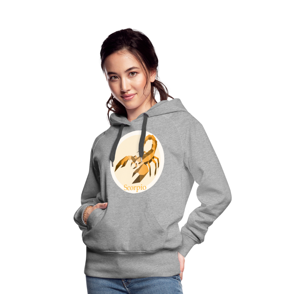 Women’s Mosaic Scorpio Premium Hoodie - heather grey