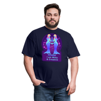 Thumbnail for Men's Neon Gemini Classic T-Shirt - navy