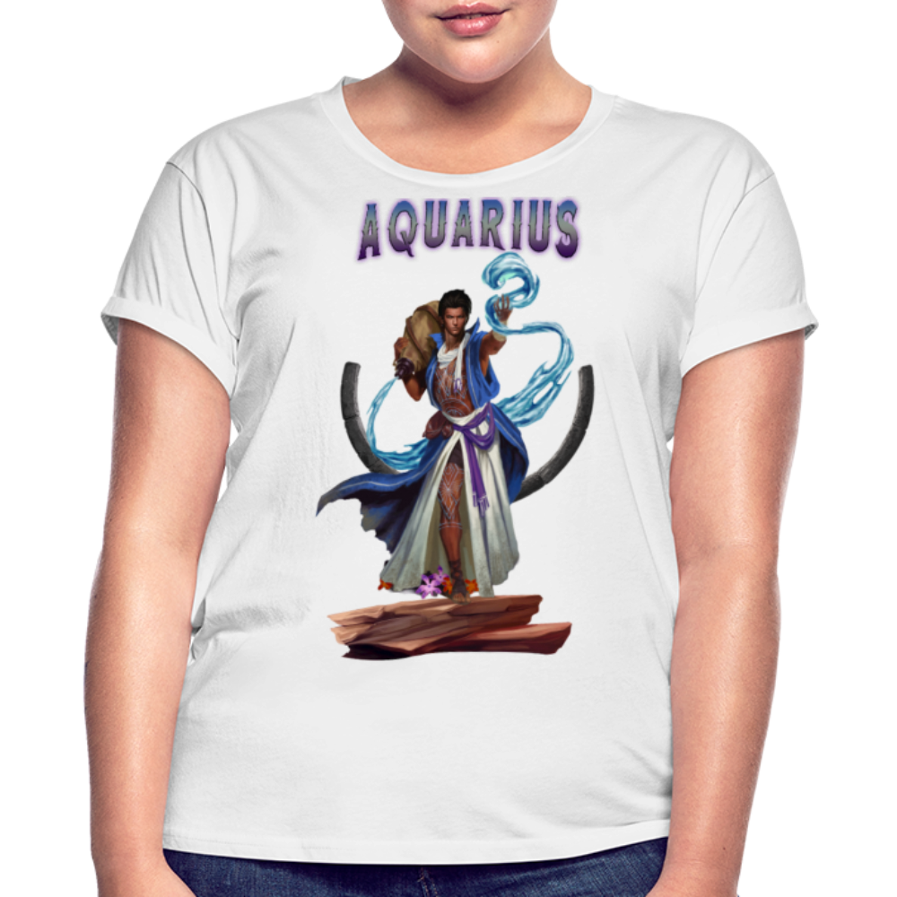 Women's Aquarius Relaxed Fit T-Shirt - white