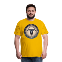 Thumbnail for Men's Mythical Taurus Premium T-Shirt - sun yellow