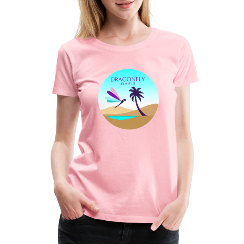 Women's Dragonfly Oasis V.2 Premium T-Shirt - pink