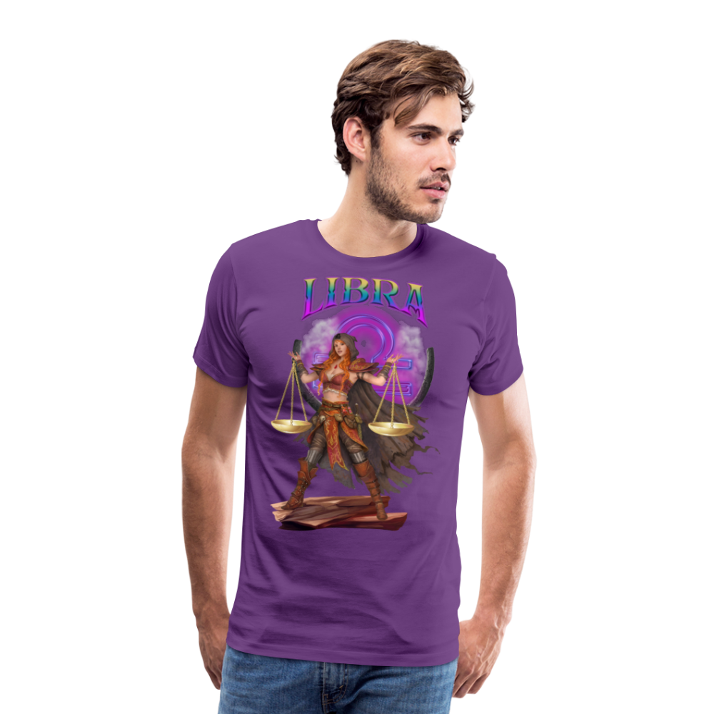 Men's Astral Libra Premium T-Shirt - purple