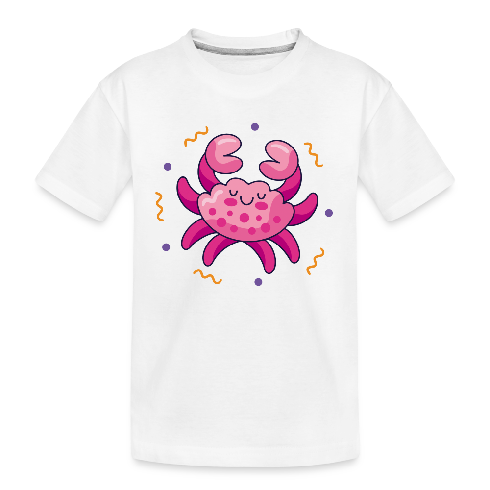 Kid’s Zany Cancer Premium Organic T-Shirt - white