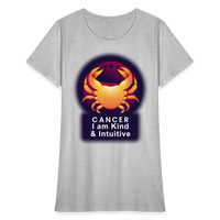 Thumbnail for Women's Glow Cancer T-Shirt - heather gray