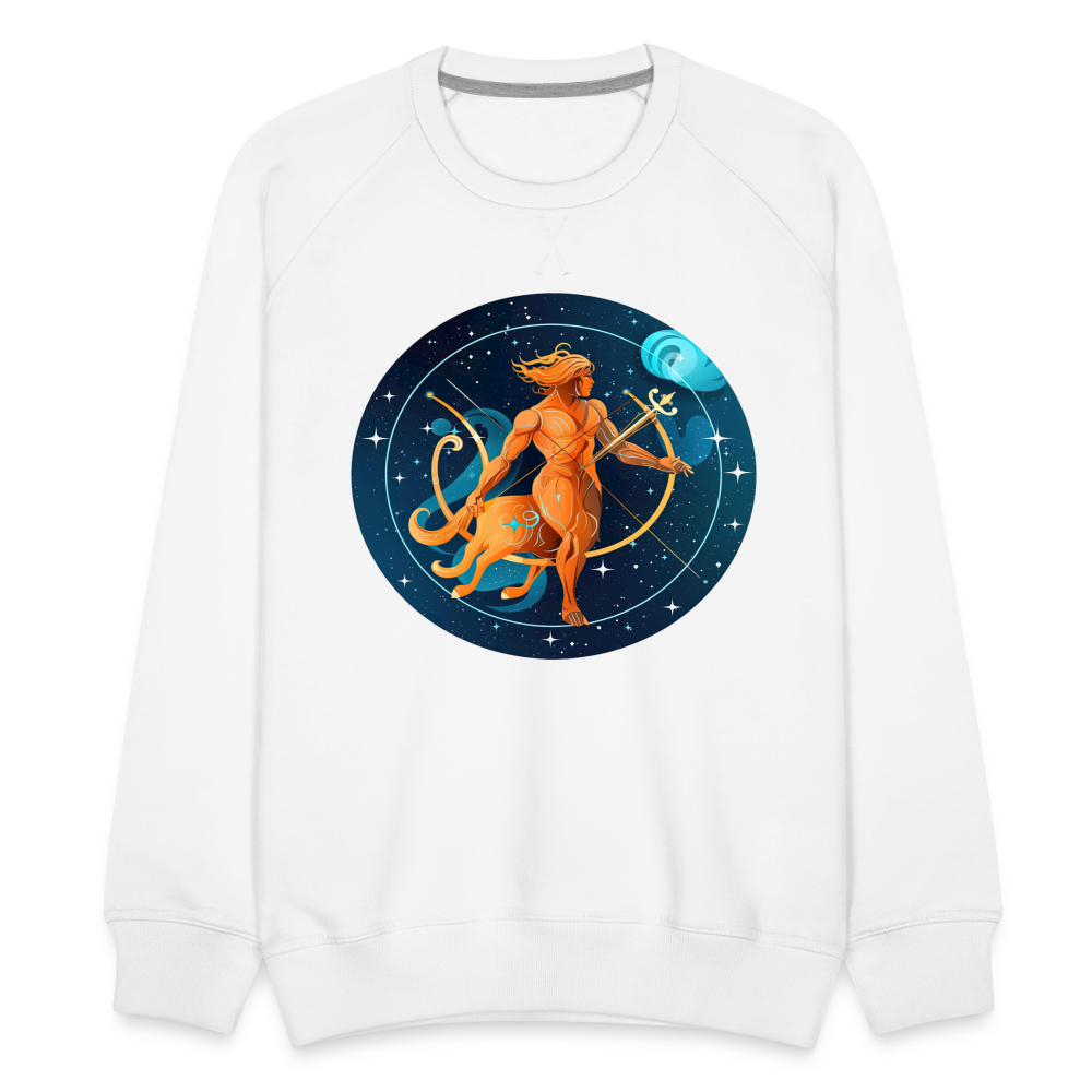 Men’s Mythical Sagittarius Premium Sweatshirt - white