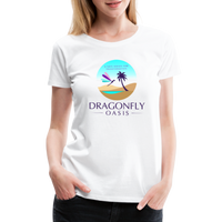 Thumbnail for Women's Dragonfly Oasis V.1 Premium T-Shirt - white