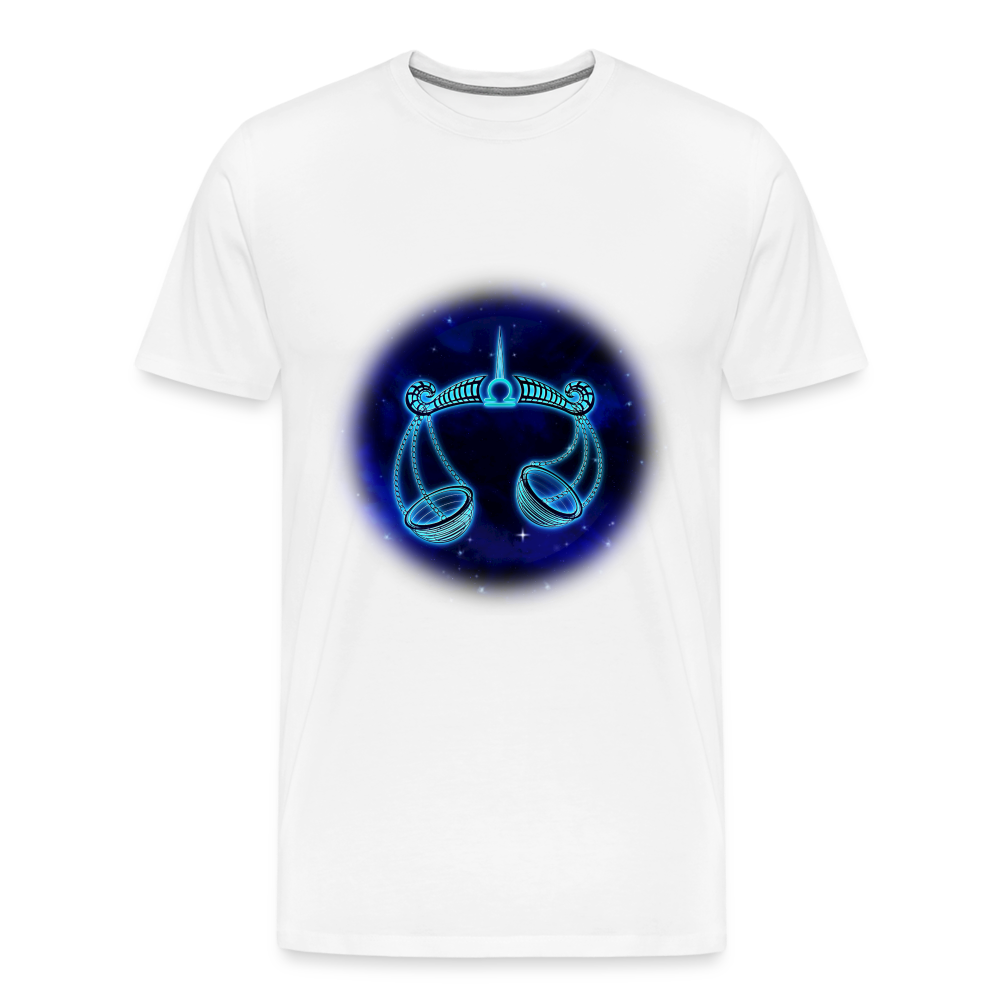 Men's Libra Premium T-Shirt - white