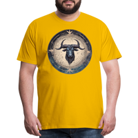 Thumbnail for Men's Mythical Taurus Premium T-Shirt - sun yellow