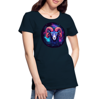 Thumbnail for Women’s Magic Aries Premium T-Shirt - deep navy