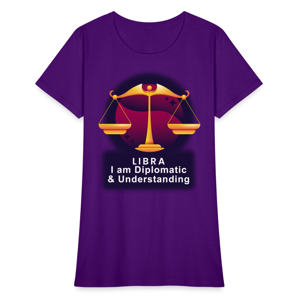 Women's Glow Libra T-Shirt - purple