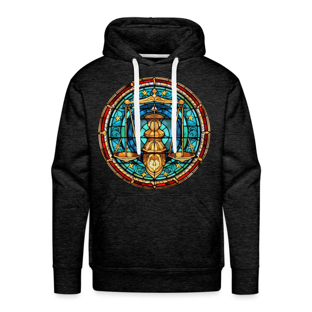 Men’s Mosaic Libra Premium Hoodie - charcoal grey