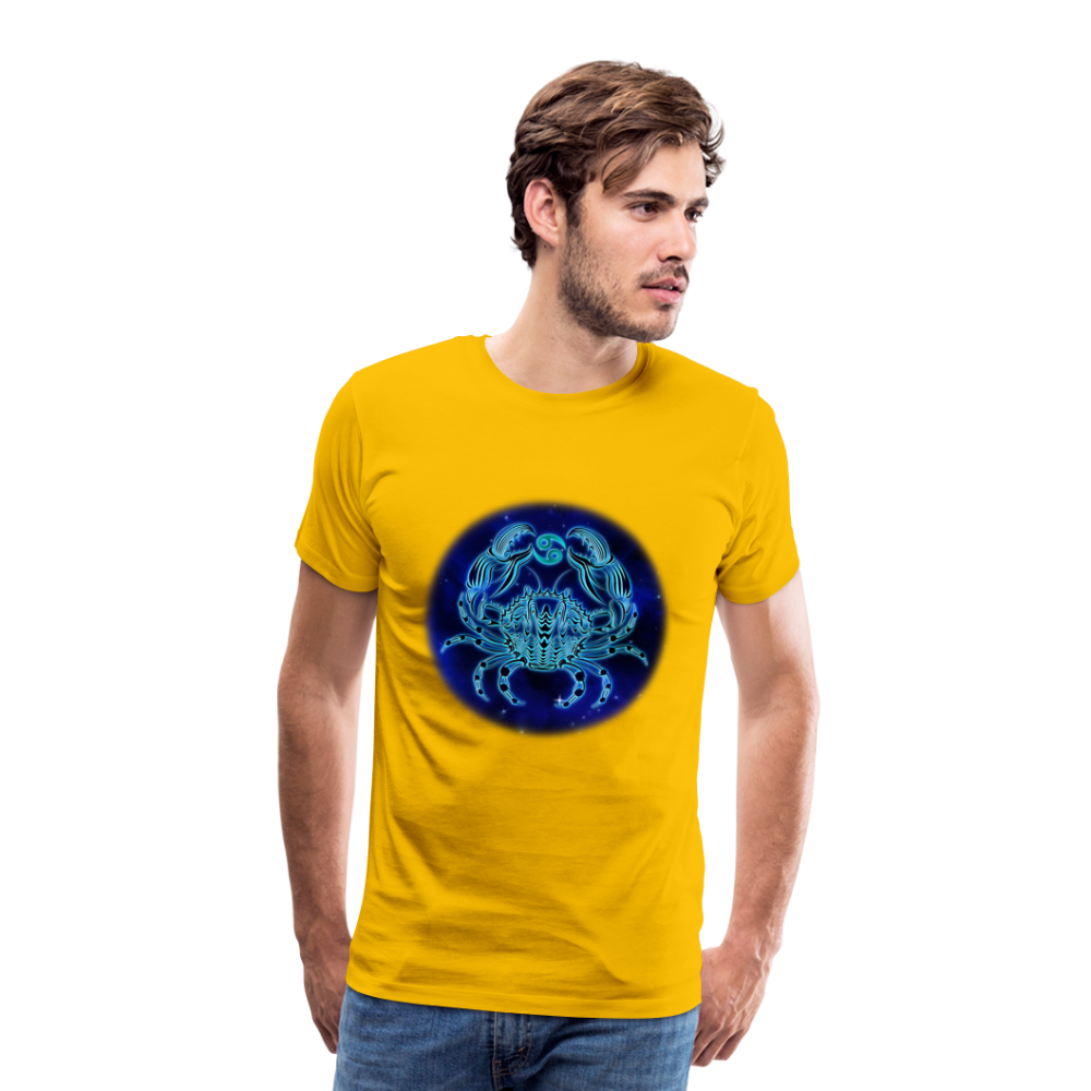 Men's Stellar Cancer Premium T-Shirt - sun yellow