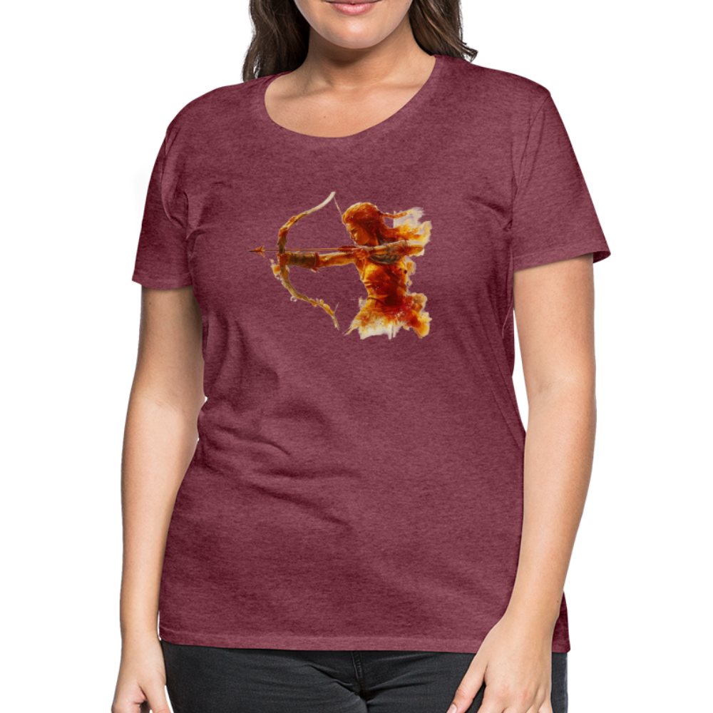 Women’s Mythical Sagittarius Premium T-Shirt - heather burgundy