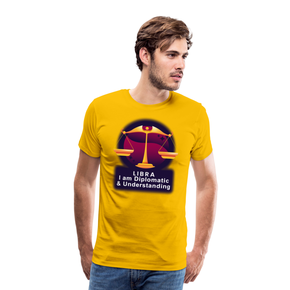 Men's Glow Libra Premium T-Shirt - sun yellow