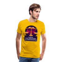 Thumbnail for Men's Glow Libra Premium T-Shirt - sun yellow