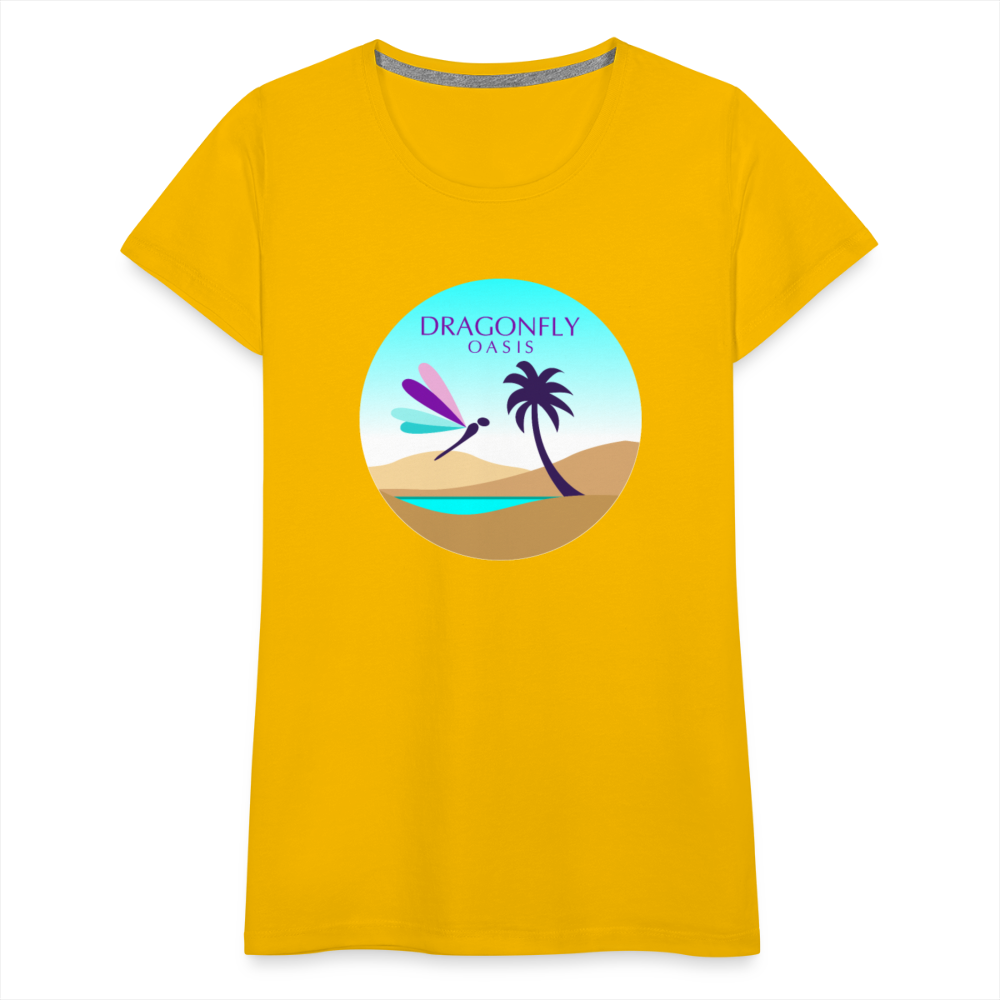 Women's Dragonfly Oasis V.2 Premium T-Shirt - sun yellow