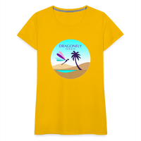 Thumbnail for Women's Dragonfly Oasis V.2 Premium T-Shirt - sun yellow