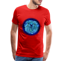 Thumbnail for Men's Leo Premium T-Shirt - red